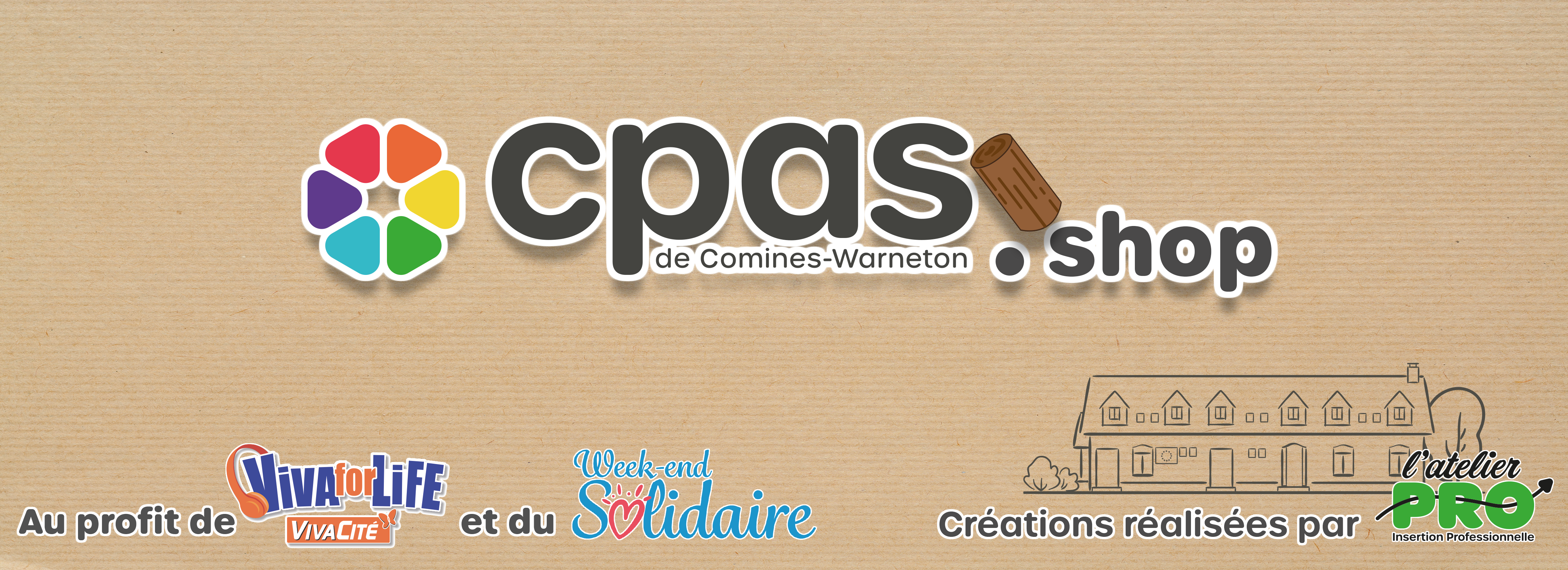 CPAS.Shop – Au profit de Viva for Life et du Week-end Solidaire